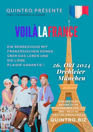 QUINTRO - VOILA LA FRANCE - Konzert-Premiere